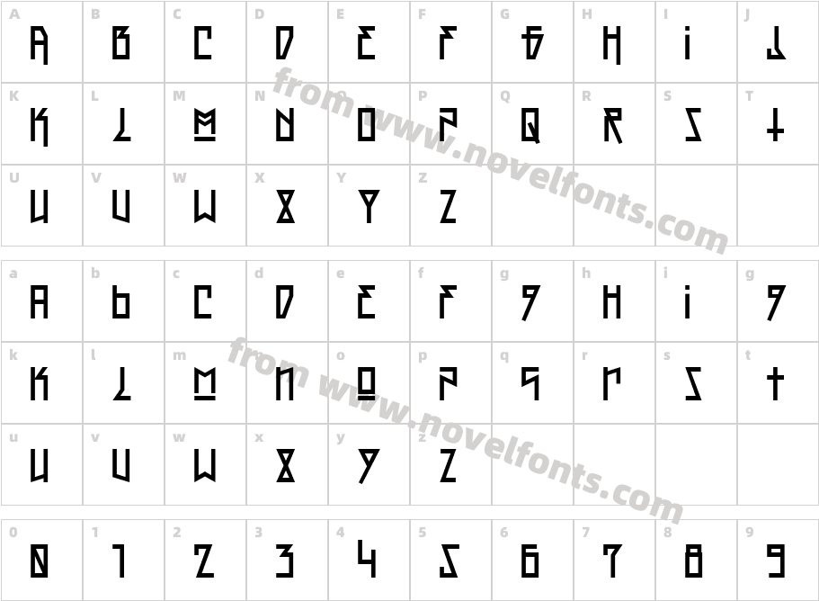 OFFCharacter Map