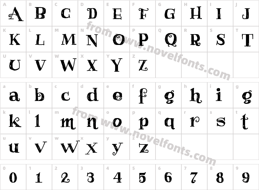 Om PongCharacter Map