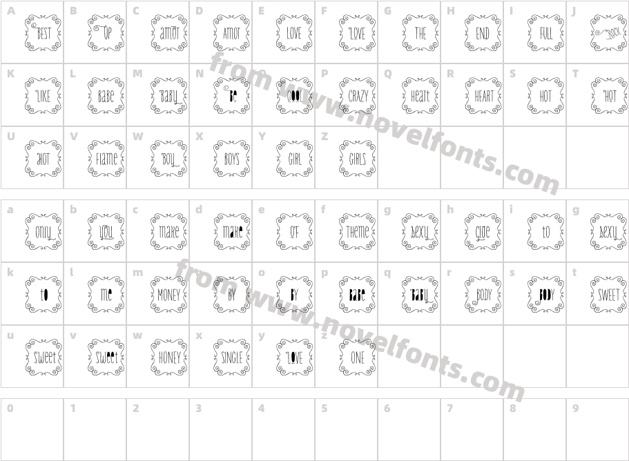 Only You Pro Words TwoCharacter Map