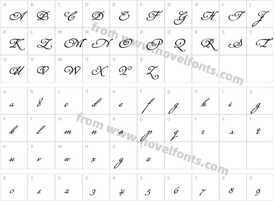 P22 Albemarle AlternateCharacter Map