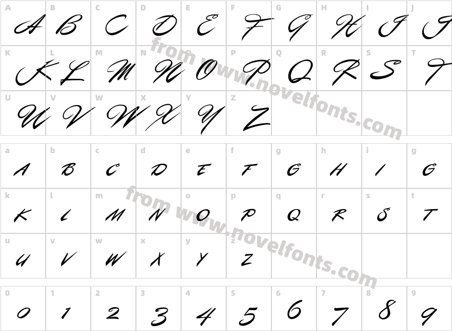 P22 Casual ScriptSCCharacter Map