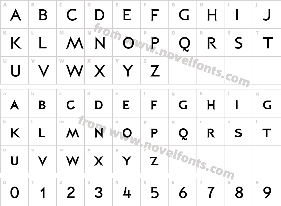 P22 Coda Bold Small CapsCharacter Map