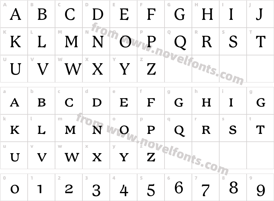 P22 Mackinac MediumSCCharacter Map