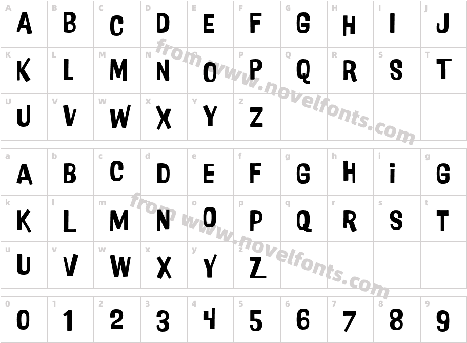 P22 Nudgewink Pro RegularCharacter Map