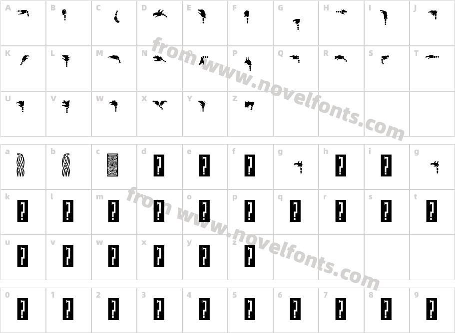 P22 Phantasmagoria FillCharacter Map