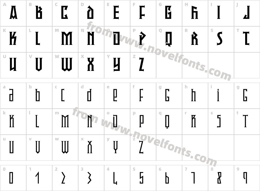 P22 Phantasmagoria HeadlessCharacter Map