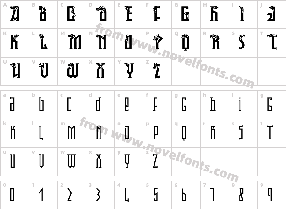 P22 Phantasmagoria ProCharacter Map
