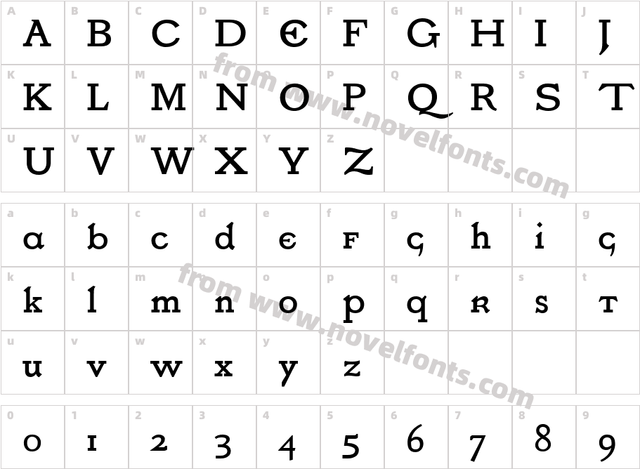 P22 Vale Kings FountCharacter Map