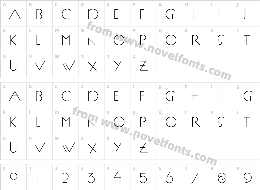 P22FLL Whibition Regular 2Character Map