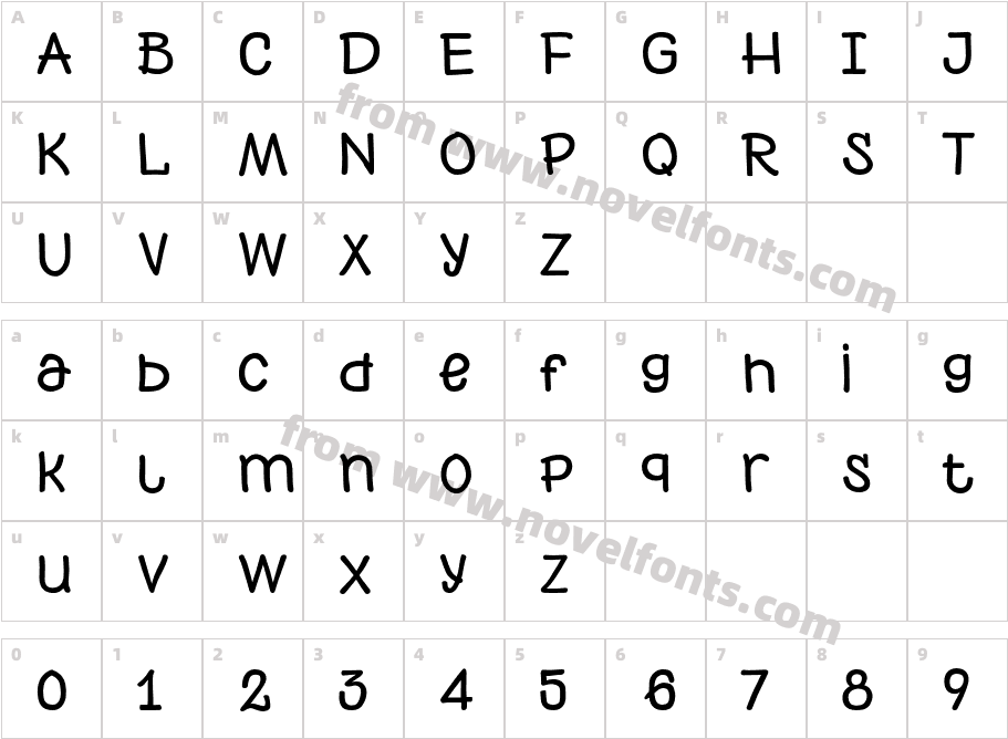 PH 900 WideCharacter Map