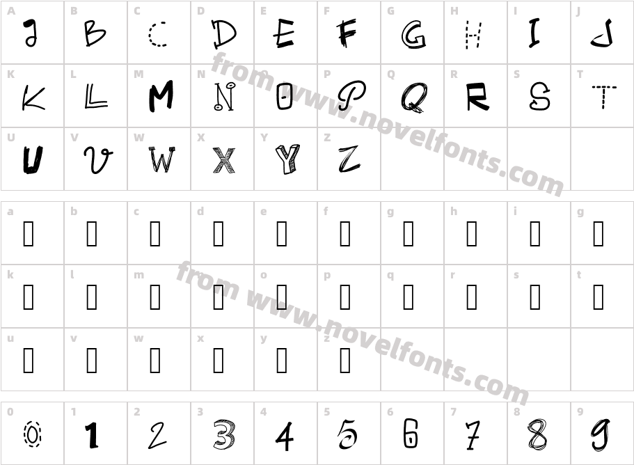 PW AlternateCharacter Map