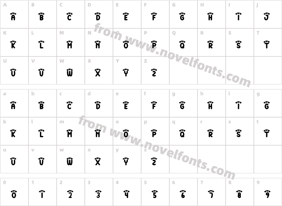 Parallel RegularCharacter Map