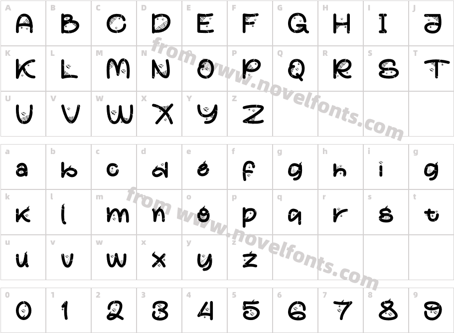 Partty HalloweenCharacter Map