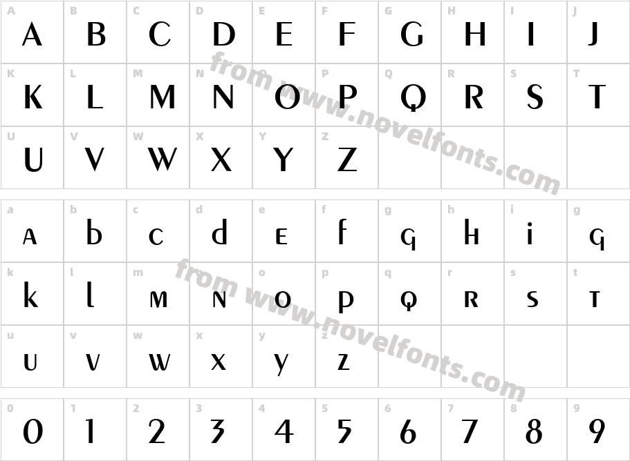 Penwin RegularSWFTECharacter Map