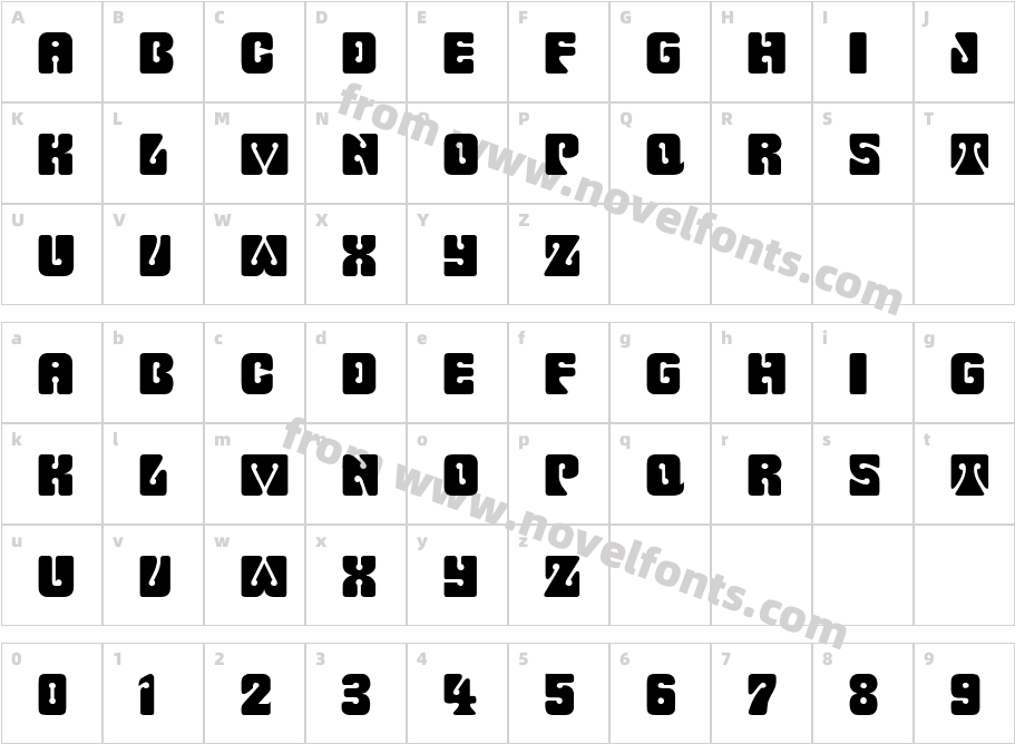 Keyhole  NormalCharacter Map