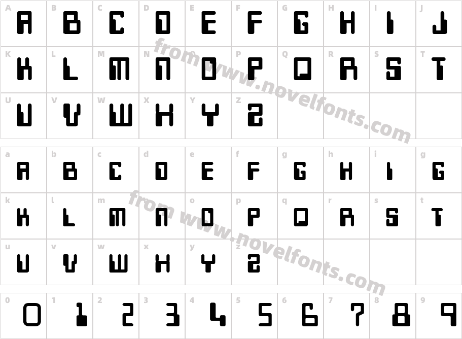 Keys Heavy NormalCharacter Map