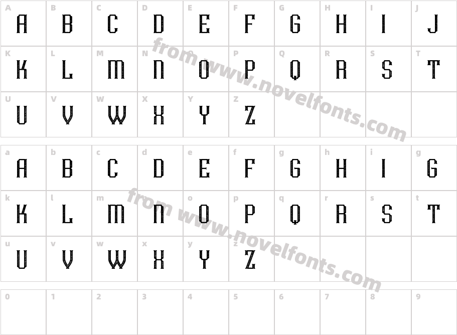 Phoenix Rusty BasicCharacter Map