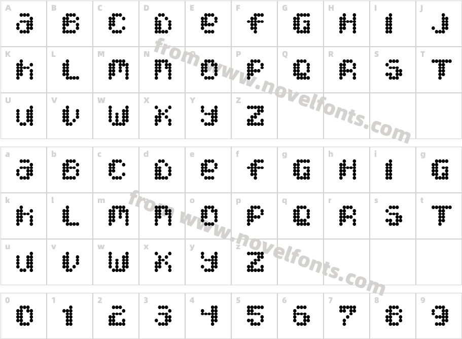Pixcel PhatCharacter Map