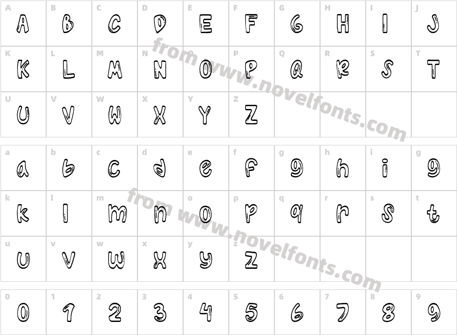 Playonline RegularCharacter Map