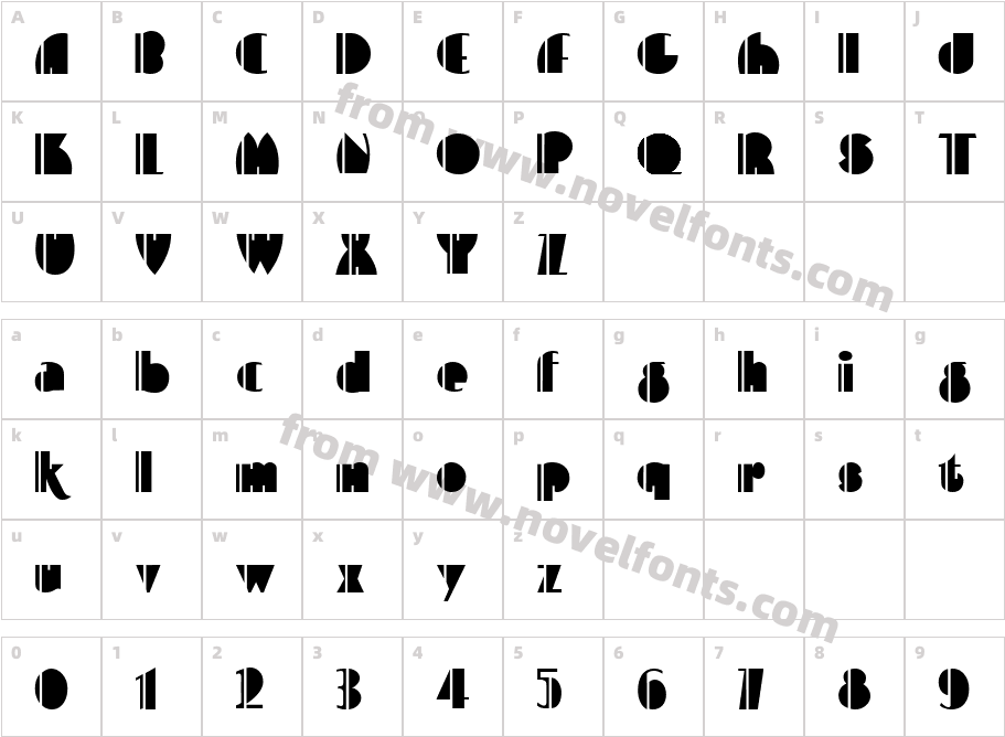 Plaza SuiteCharacter Map