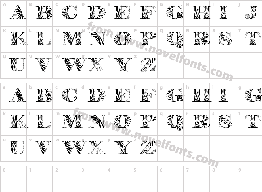 Portabell RegularCharacter Map
