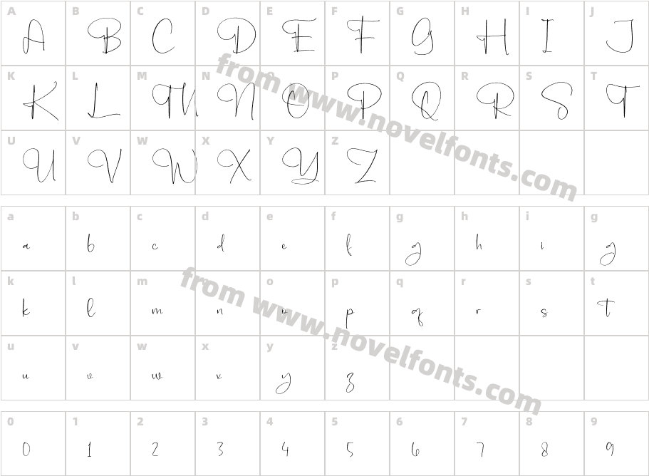 Porto SignatureCharacter Map