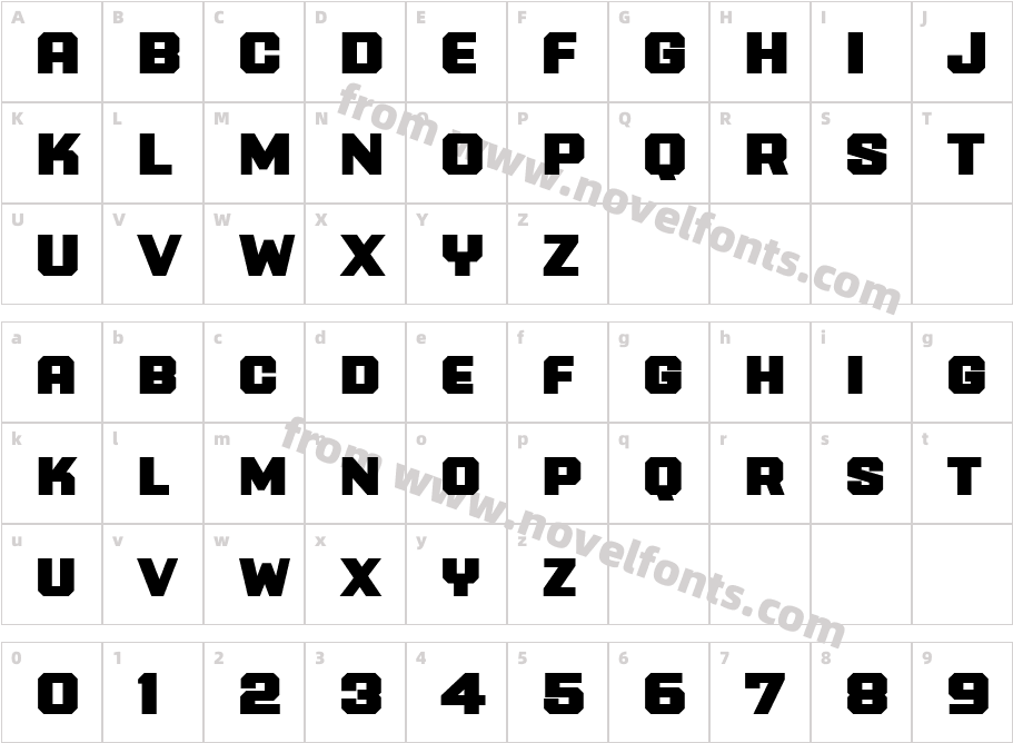 Power Station Block Wide LowCharacter Map