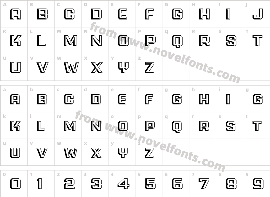 Power Station Wedge WideCharacter Map