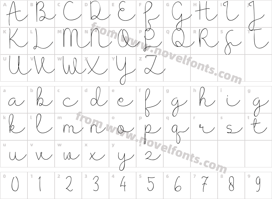 Presty LightCharacter Map