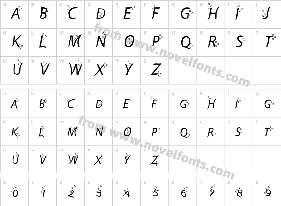 130-CAI978Character Map