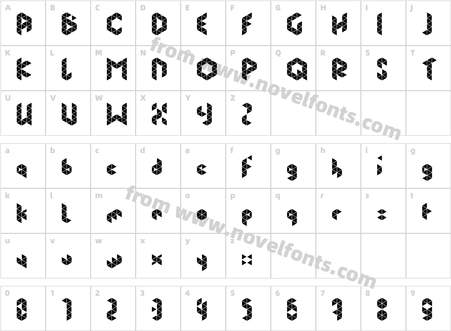 Prism RegularCharacter Map