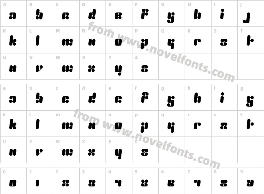 Proton OneCharacter Map