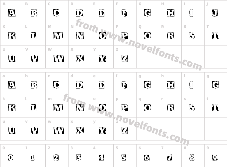 KickstopCharacter Map