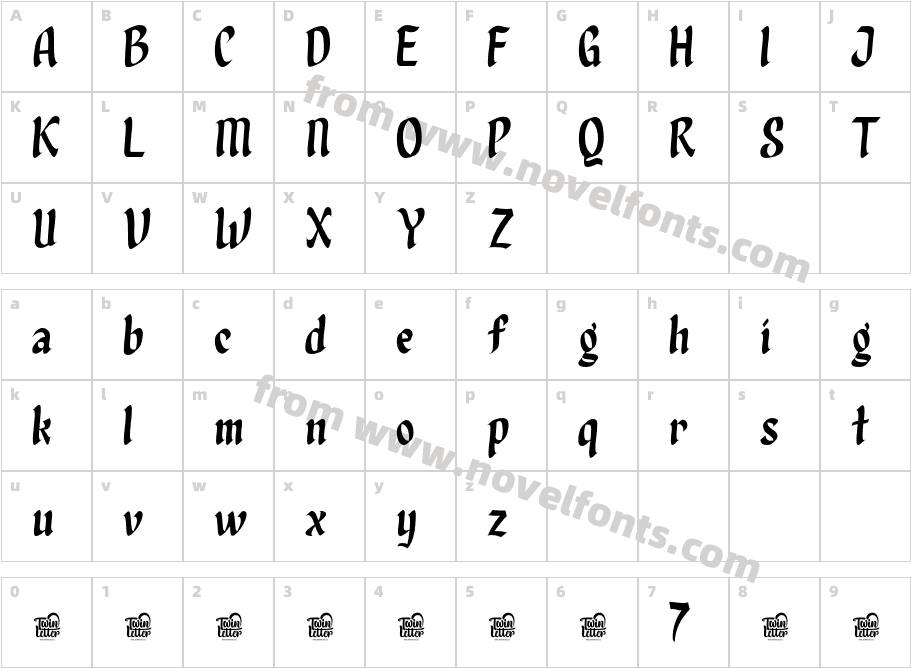 Qixohe Trial RegularCharacter Map