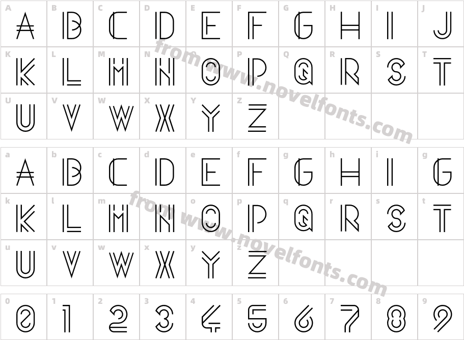 Quasith RegularCharacter Map