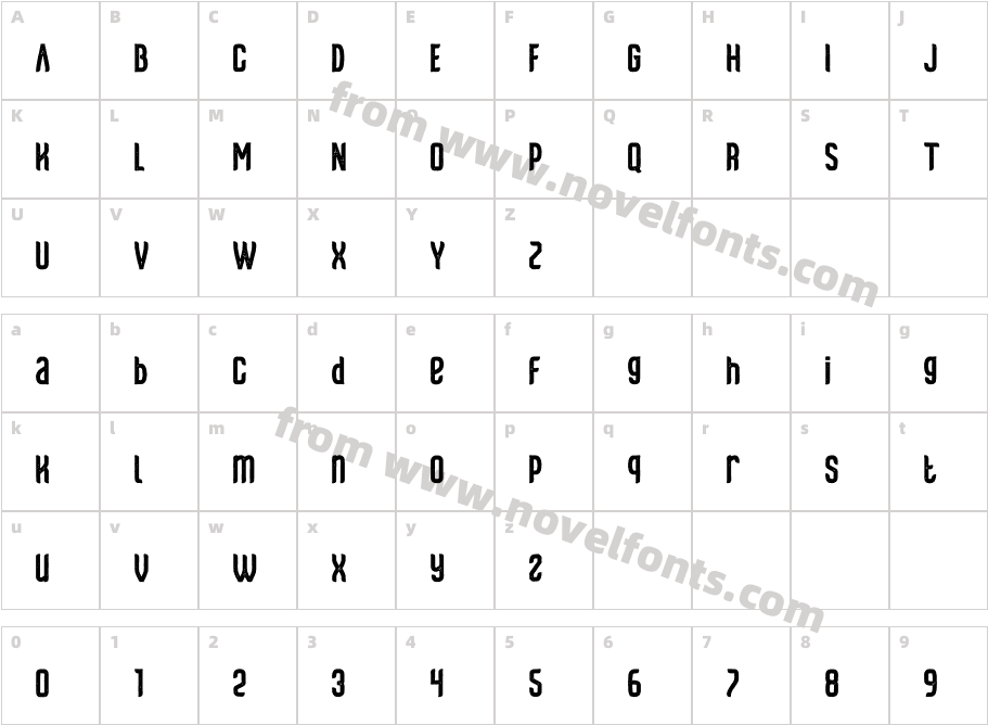 RAVERA TextureCharacter Map