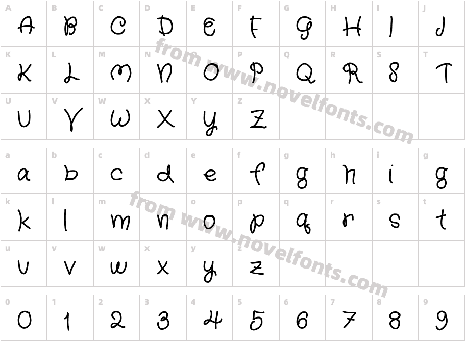 KidergardenCharacter Map