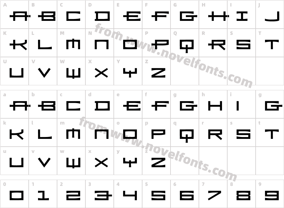 Ramiz BoldCharacter Map