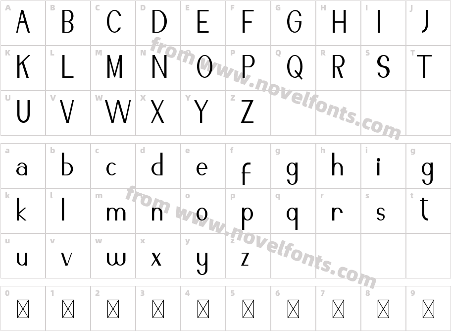 Ravenously Demo RegularCharacter Map