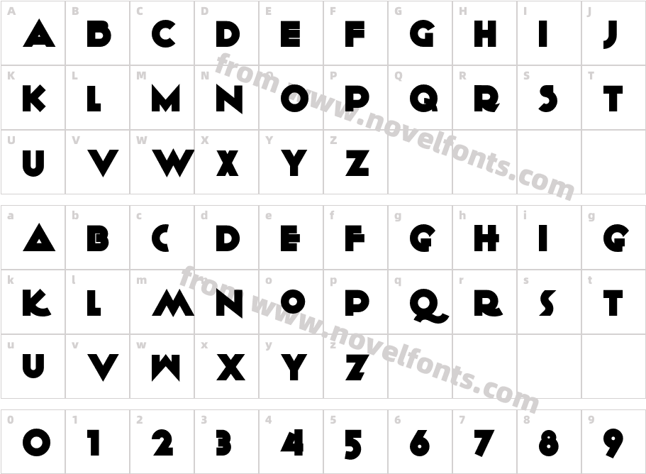 KiloGramCharacter Map