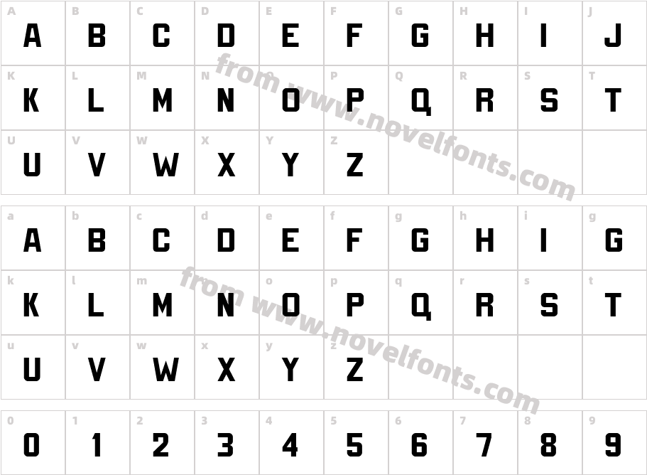 Rodchenko Grotesk MLCharacter Map