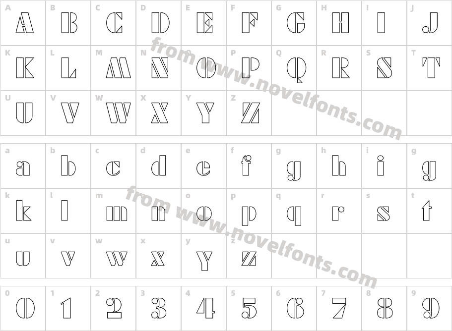 Rodchenko HollowCharacter Map