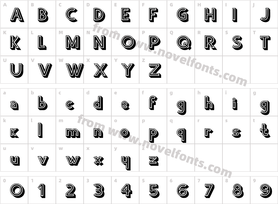 Rotunda retroCharacter Map