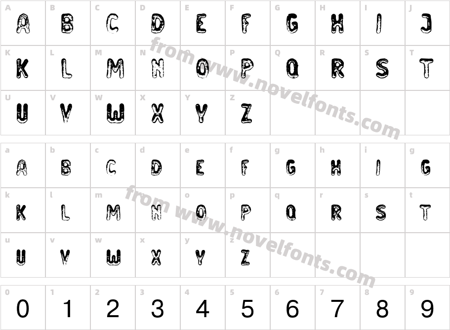 Russianbread1 BeckerCharacter Map