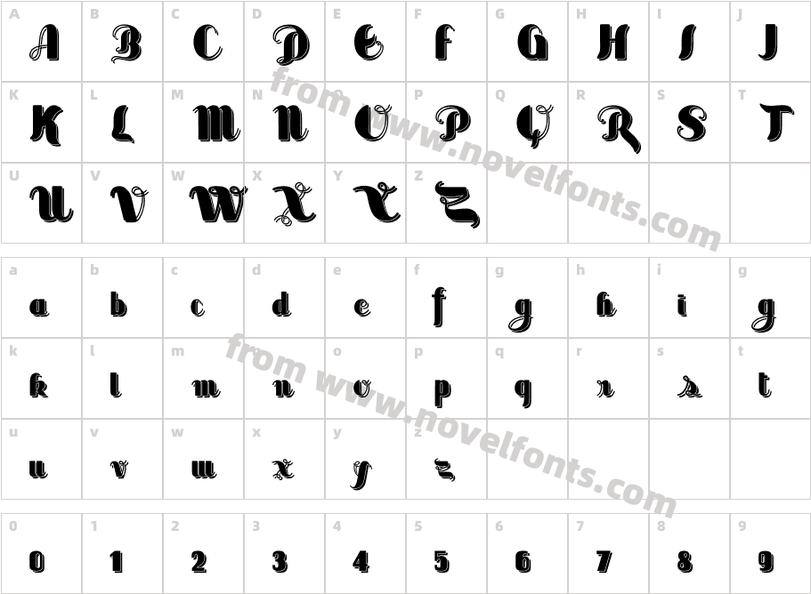 Sabor ShadowCharacter Map