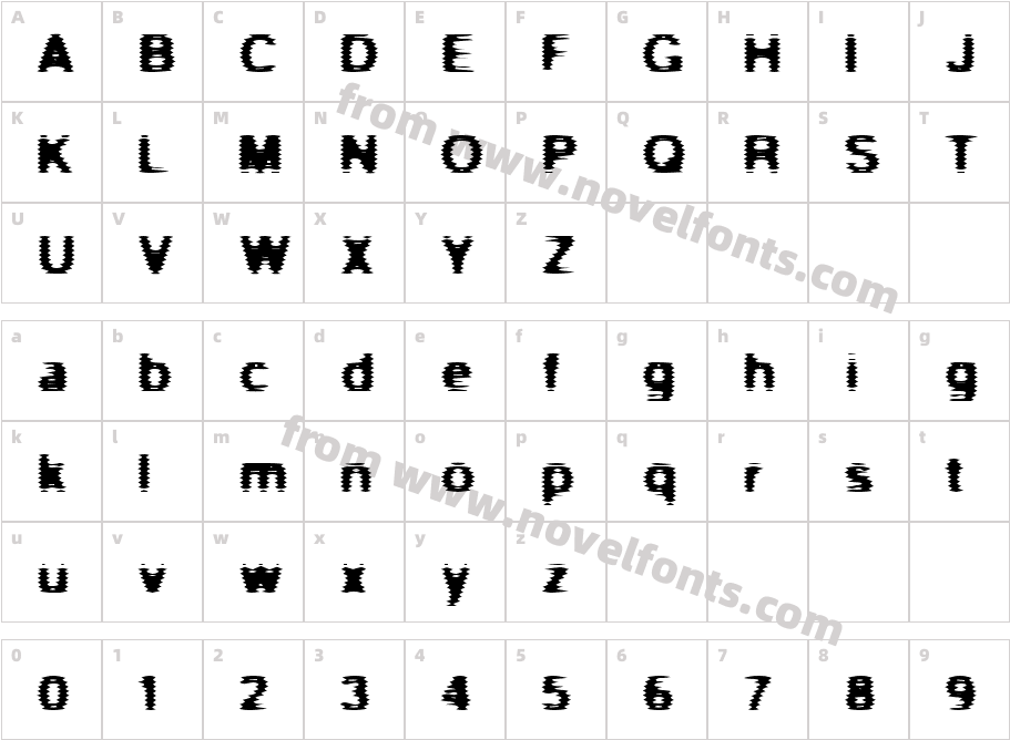 ScannerCharacter Map