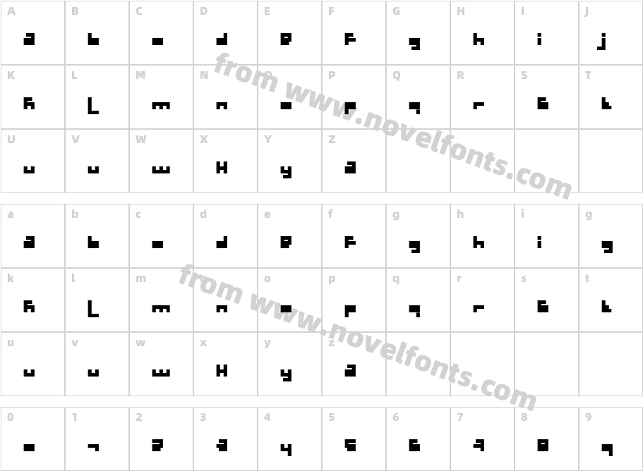 SchleepyCharacter Map