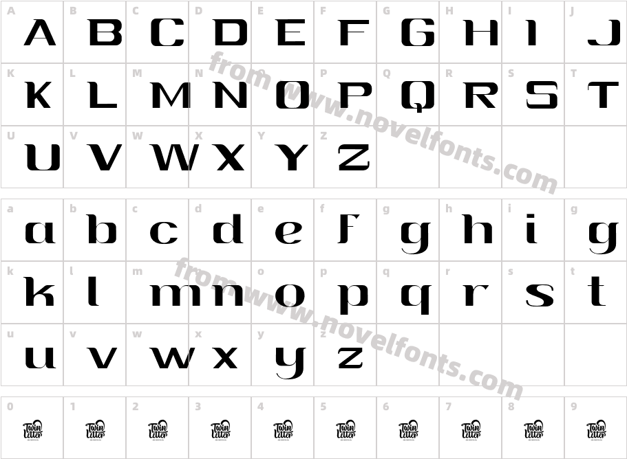 Segira ThinCharacter Map