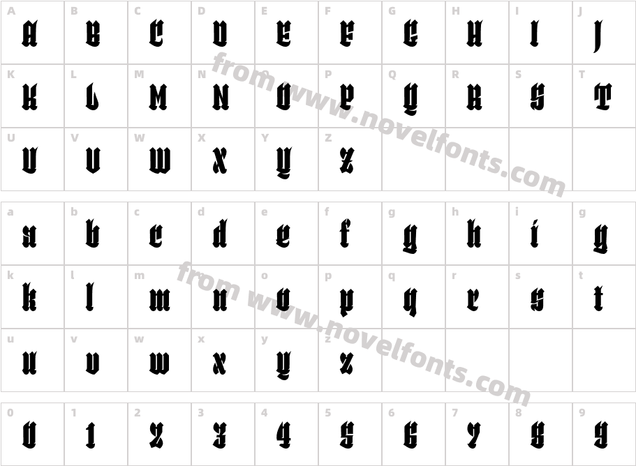 Selva BlackCharacter Map