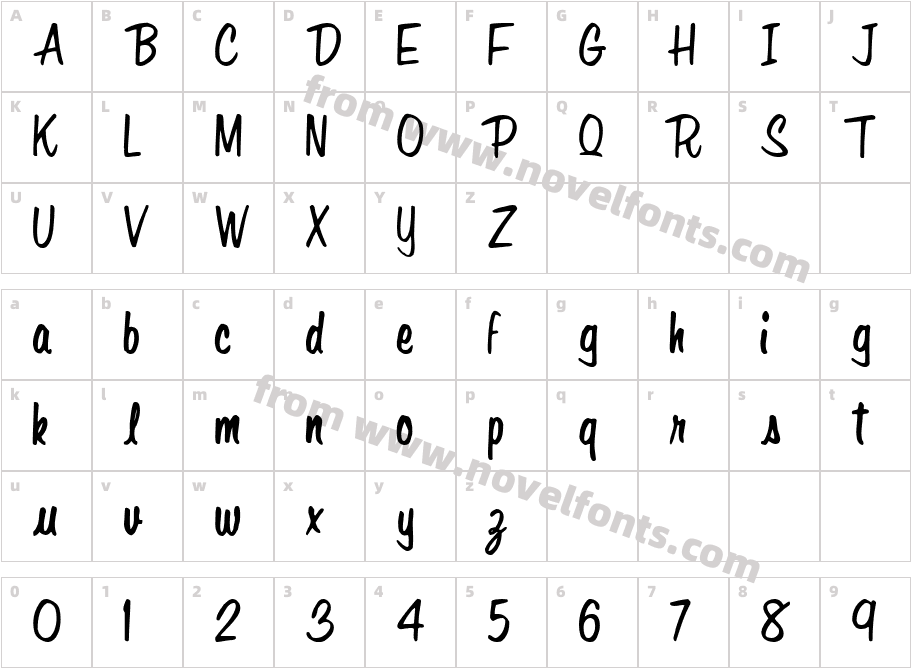 Sha Regular ttnormCharacter Map